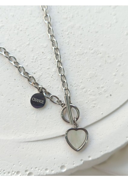 Sedefli Kalp Kolye fiyatları