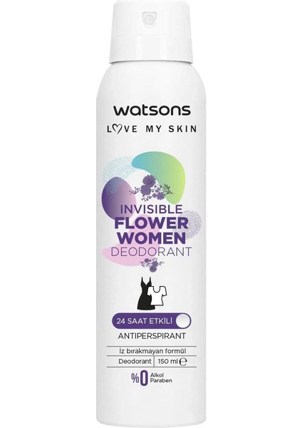 Invisible Flower Deodorant Sprey 150 Ml X 3 Adet fiyatları