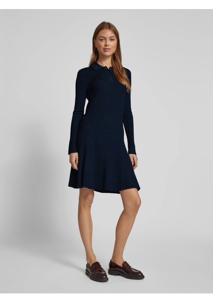 Th WW0WW44977 Rayon Cable F&f Ls Mıdı Kadın Elbise