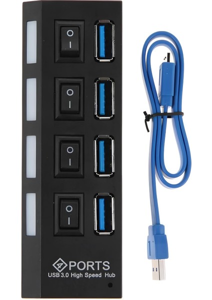 USB 3.0 4 Port Hub ⚡ Hızlı Çoğaltıcı Çoklayıcı Anahtarlı USB Çoklayıcı fiyatları