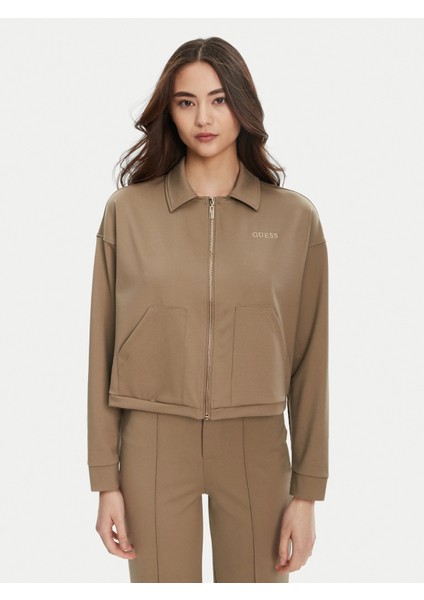 V5YL08KCX42 Carla Crop Zıp Kadın Ceket fiyatları
