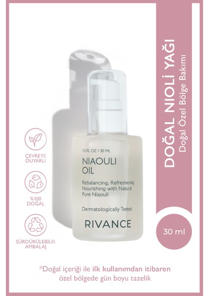 Genital Giderici ve Koku Önleyici %100 Saf Niaouli Yağı