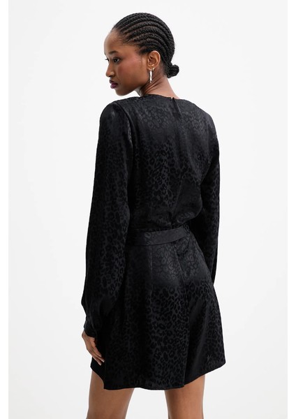 W5YD09WHCM0 Ls Malorıe Belted Kadın Elbise fırsatları