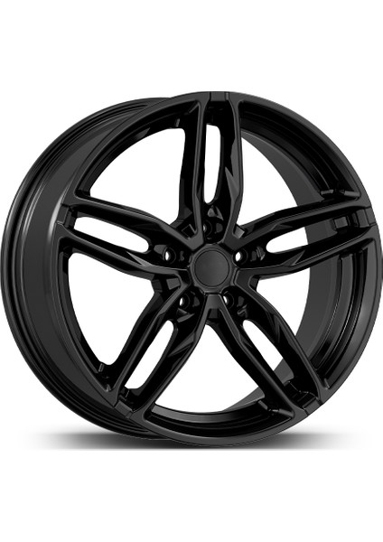 18 Inç 5X112 A3 A4 Golf Jetta Passat Siyah Jant Modeli (4 Adet)