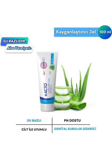 Acto® Lubrıcant Gel 100 ml Su Bazlı Jel