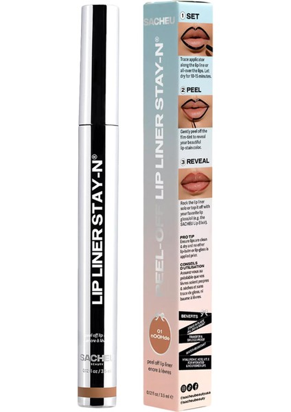 Lip Liner Stay-N Soyulabilir Uzun Süre Kalıcı Dudak Çizgisi Belirginleştirici 01 Noohde 3.5ml modelleri