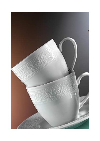 Porselen Açelya 12 Parça 6 Kişilik Kahve Fincan Takımı modelleri