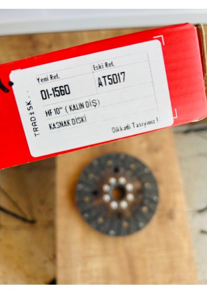 Massey Ferguson 135-165-285 Kasnak Balatası 10 Dıs /kalın Freze Tradisk indirimleri