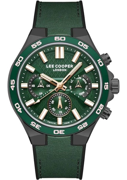LC08066.077 Erkek Kol Saati – Yeşil Silikon Kordonlu Kronograf Tasarım