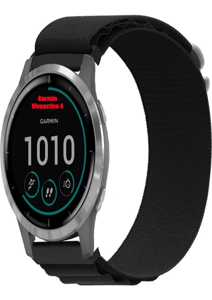 Garmin Vivoactive 4 ile Uyumlu Kordon Alpine Loop Döngü Spor Kayış