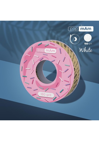 Expert Yedek Papmam Beyaz Bant Törpü, Staleks Pro Plastik Bobinde, 180 Grit