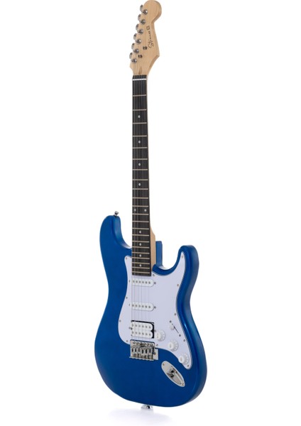 ESH-211 Bl Elektro Gitar Hss - Mavi Set(Anfi-Softcase-Askı-Tel-Kablo-Pena) fırsatları