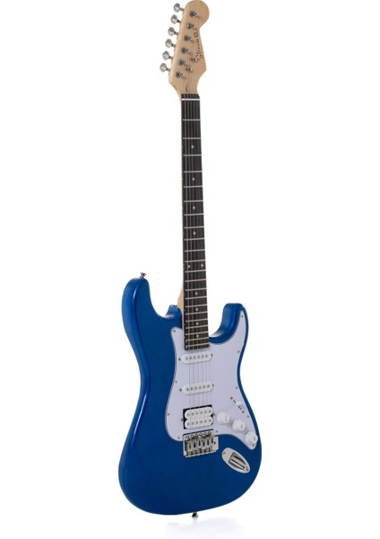 ESH-211 Bl Elektro Gitar Hss - Mavi Set(Anfi-Softcase-Askı-Tel-Kablo-Pena) indirimleri