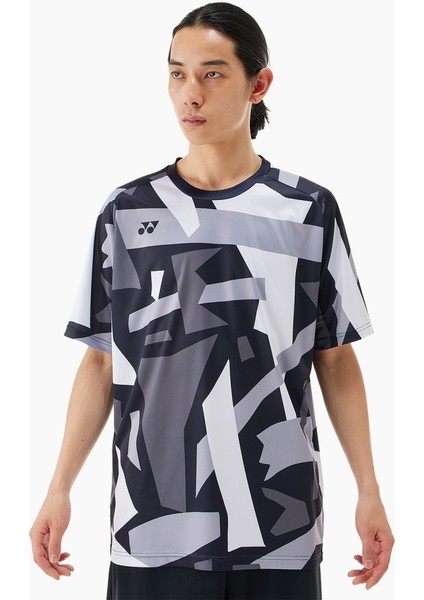 YY25 16743 Erkek Spor Tişört Lacivert