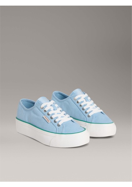 Ck YW0YW01838 Vulc Flatform Ctn Logo Tag Kadın Sneakers