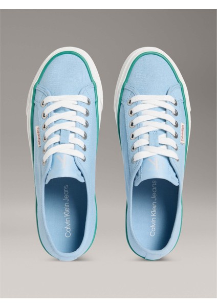 Ck YW0YW01838 Vulc Flatform Ctn Logo Tag Kadın Sneakers fırsatları