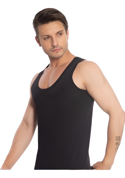 Erkek Ribana Atlet 3'lü Paket %100 Pamuk 05