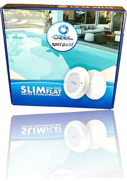 Slim Flat (Sıva Üstü Havuz LAMBASI)(26CM Çap 33MM Yükseklik) modelleri