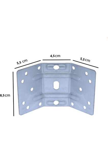 Masa Mobilya Ayak Köşe Bağlantı Birleştirme Sacı Demiri 135° (4 ADET) indirimleri