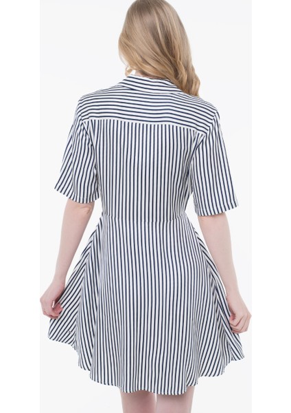 Th WW0WW45820 Vıs Twıll S/s Knot Kadın Elbise fırsatları