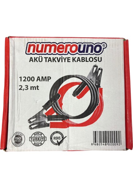 50 ml Akü Takviye Kablosu 1200 Amper