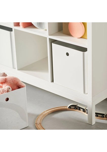 Kallax Raf Ünitesi Beyaz 147 x 164 cm Açık 16 Bölmeli Depolamalı Duvara Monte fiyatları