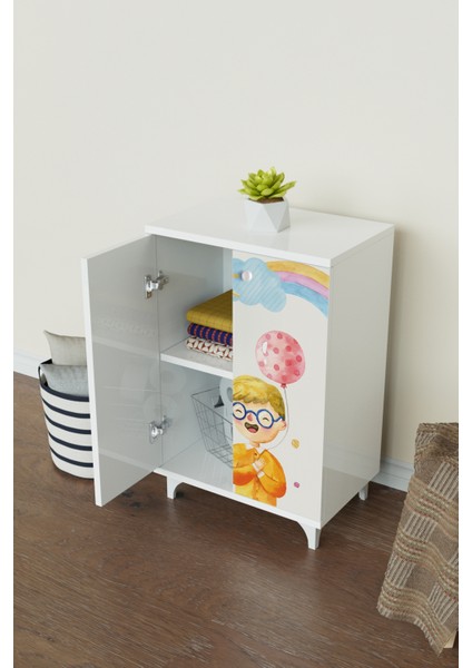 Sunny Day 2 Raflı Çok Amaçlı Dolap Çocuk Odası Dolabı fiyatları