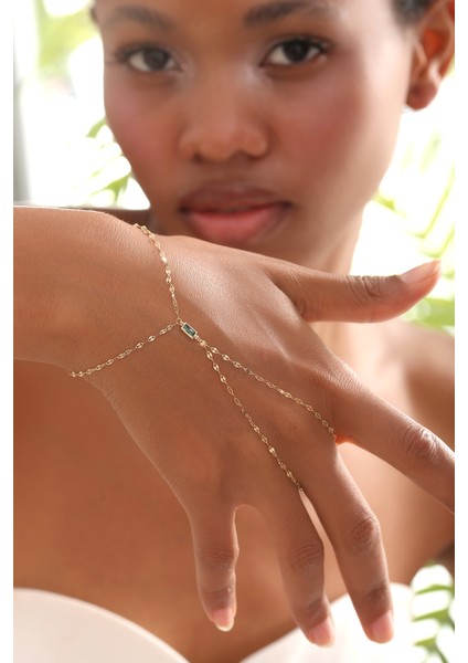 14 Ayar Altın Aynalı Zincirli Taşlı Şahmeran fiyatları