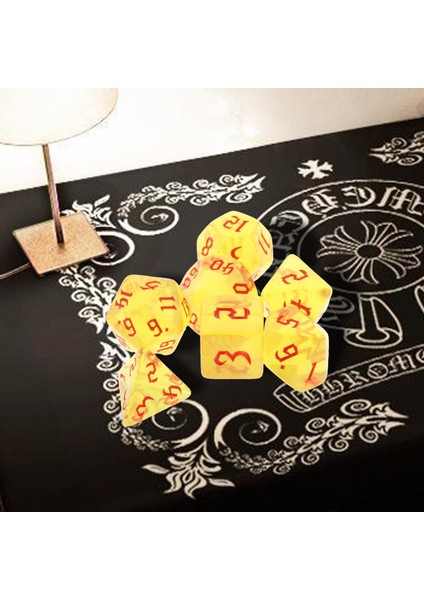 7pieces Çok Taraflı Akrilik Set Eğitim Oyuncakları Sarı (Yurt Dışından) fırsatları