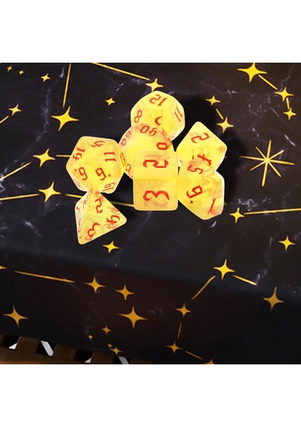7pieces Çok Taraflı Akrilik Set Eğitim Oyuncakları Sarı (Yurt Dışından) indirimleri