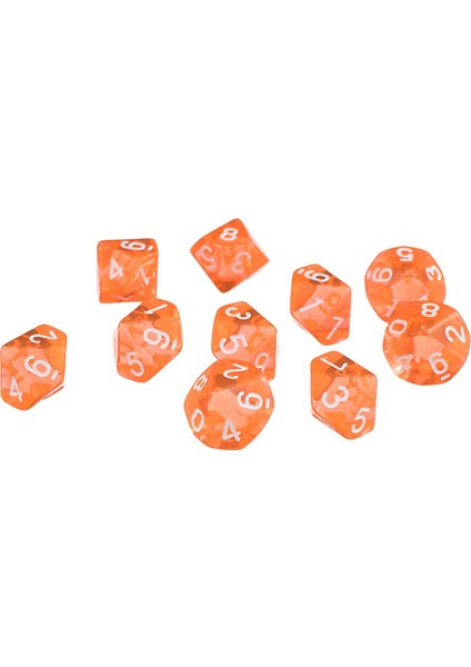 60 Adet Set On Taraflı D10 (0-9) D&d Çubuğu Için Ölmek (Yurt Dışından) fiyatları