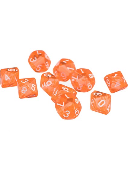 60 Adet Set On Taraflı D10 (0-9) D&d Çubuğu Için Ölmek (Yurt Dışından) modelleri