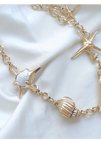 Gold Eskitme Model Kolye