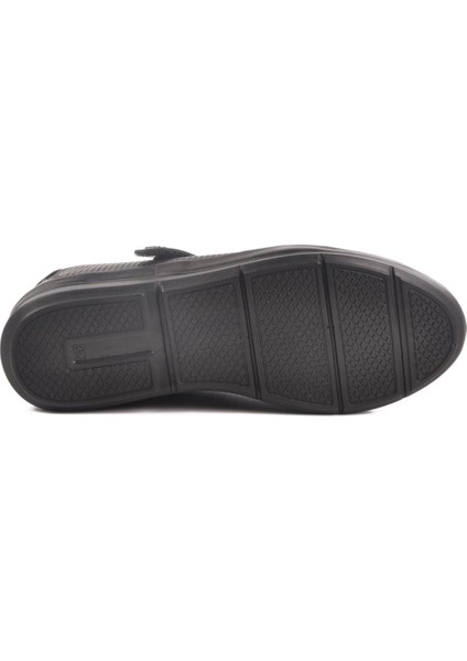 7666 Z Siyah-Siyah Hakiki Deri Kadın Günlük Ayakkabı indirimleri