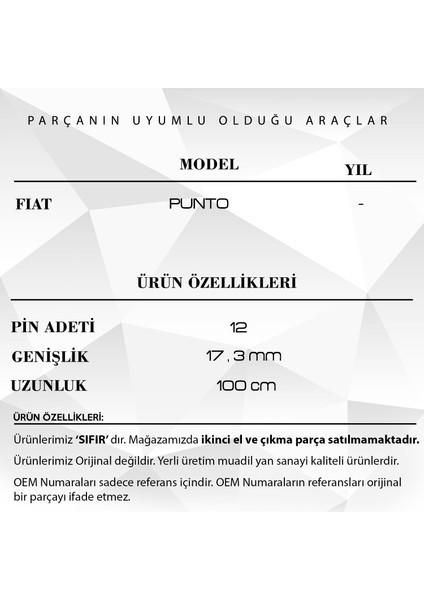 Toyota Corolla Yeni Model Için Airbag Şerit Kablosu 8 Pin - 100 cm Airbag Sargısı fiyatları