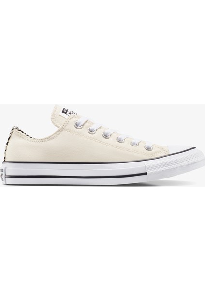 Chuck Taylor All Star Leopard Kadın Krem Sneaker