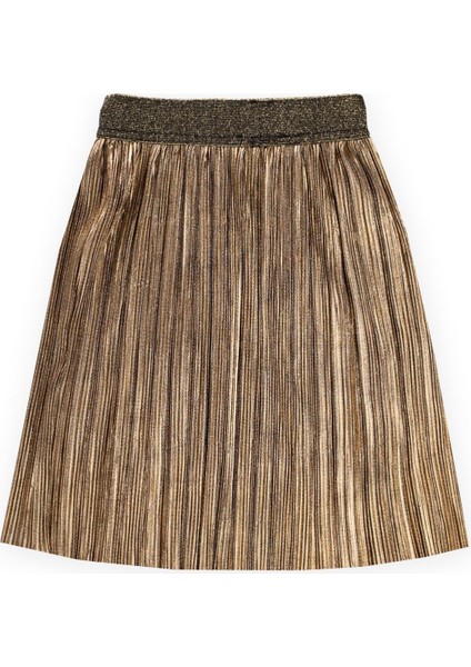 Piliseli Sim Lastik Detaylı Etek 2-10 Yaş Gold fiyatları