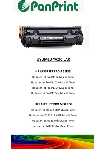 Hp Laserjet Pro M1212 Nf Mfp Muadil Toner (CE285A) fiyatları
