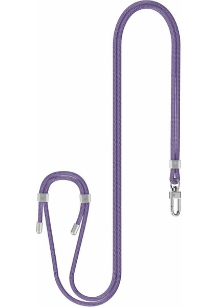 Cross Body Strap v2 Boyun Askı ipi ConTag Tutucu Aparat / IP Soketli Kılıflar ile Uyumlu Deep Purple - AFA08366