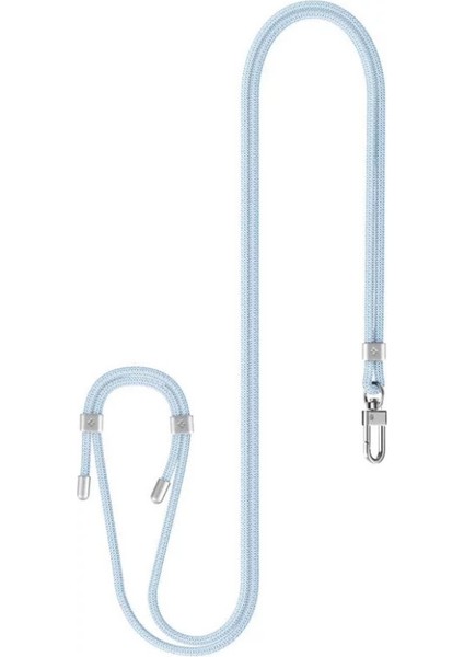 Cross Body Strap v2 Boyun Askı ipi ConTag Tutucu Aparat / IP Soketli Kılıflar ile Uyumlu Mute Blue - AFA08367