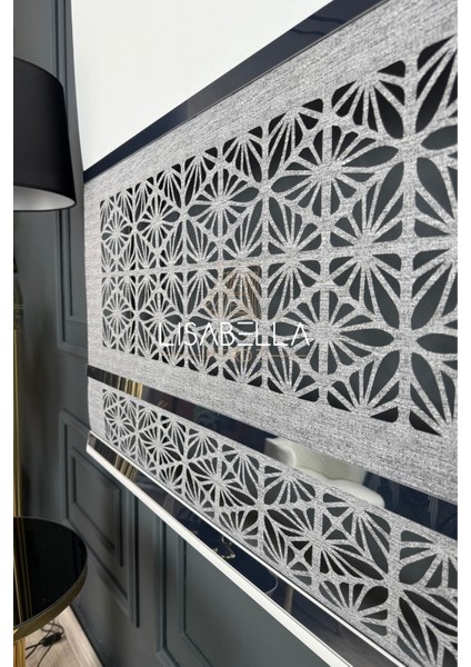 "eliteline – Ara Renkli Lüks Lazer Stor Perde"