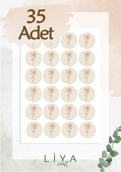 Bohem Kalp Sticler 35 Adet 3 cm