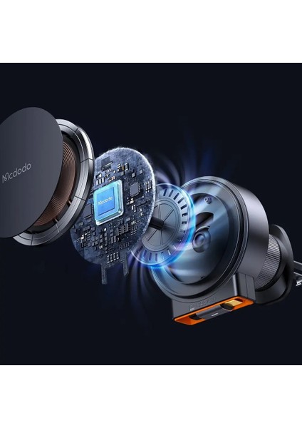 CH-0090 15W Qi2 Kablosuz Geri Çekilebilir Telefon Tutucu fırsatları