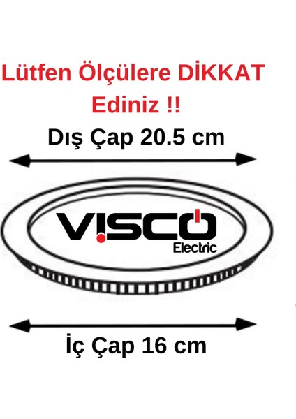 Visco 18W LED Slim Panel IP20 Günışığı 3000K (Ölçüleraçıklamada) fiyatları