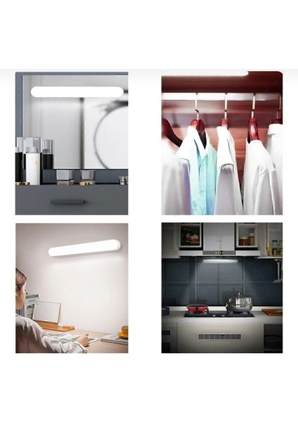 BvsElektronik Mıknatıslı Şarjlı LED Işık Micro USB Şarjlı Kablosuz LED Lamba 3 Farklı Işık LED Aplik indirimleri