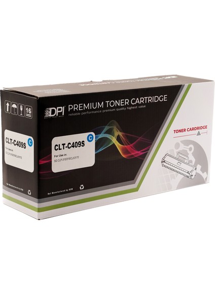 Samsung CLT-C409S Cyan CHİPLİ Muadil Toner 1.500 Baskı