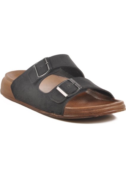 28225103 M Siyah Erkek Yazlık Terlik