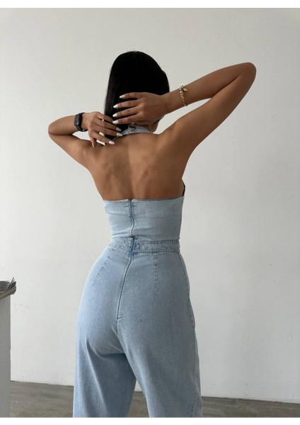Tasarım Ithal Kot Tulum Denim Tulum fiyatları
