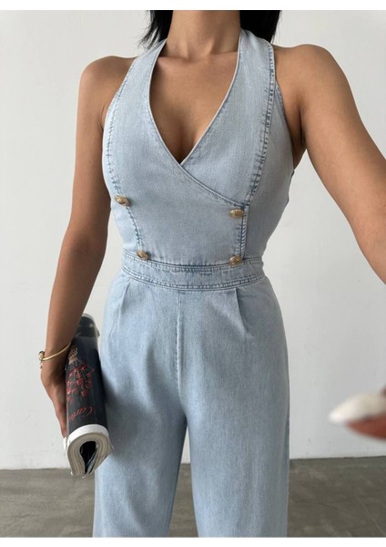 Tasarım Ithal Kot Tulum Denim Tulum fırsatları
