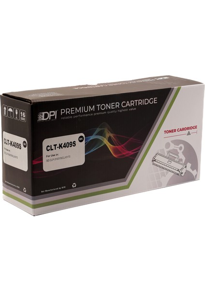 Samsung CLT‑K409S Siyah CHİPLİ Muadil Toner 1.500 Baskı